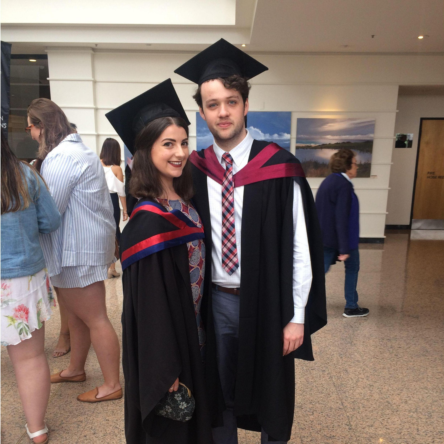 It all started when we met at uni, both studying law.