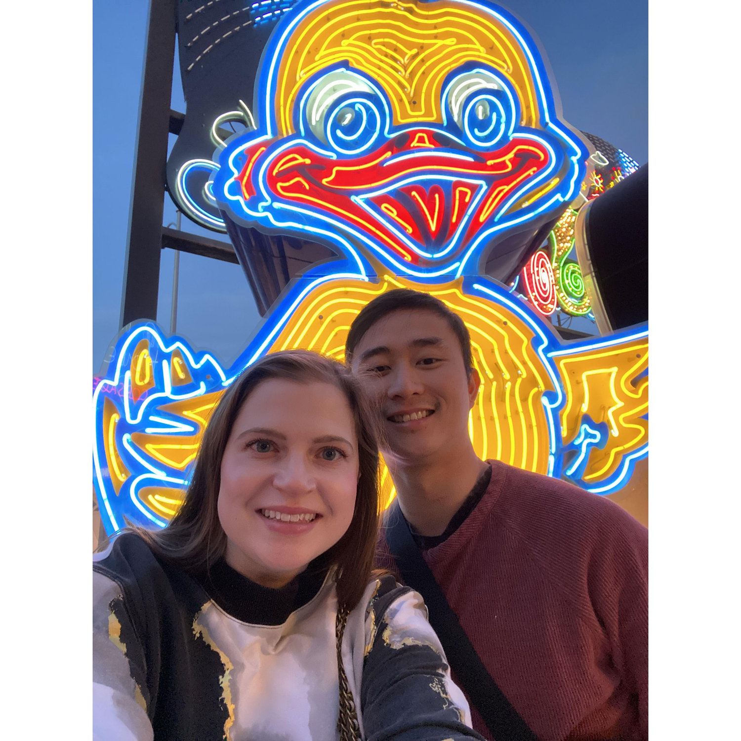 At the Las Vegas Neon museum!