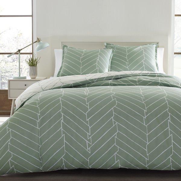 Ocala 100% Cotton Reversible Duvet Cover Set