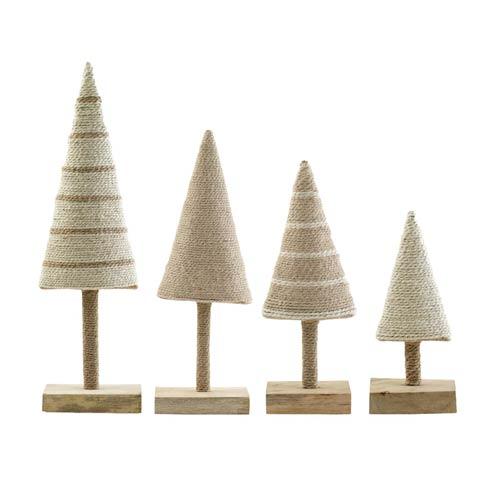 VIETRI ~ Alberini Assorted Natural Trees - Set of 4, Price $106.00 in Cleveland, TN from Southern Traditions
