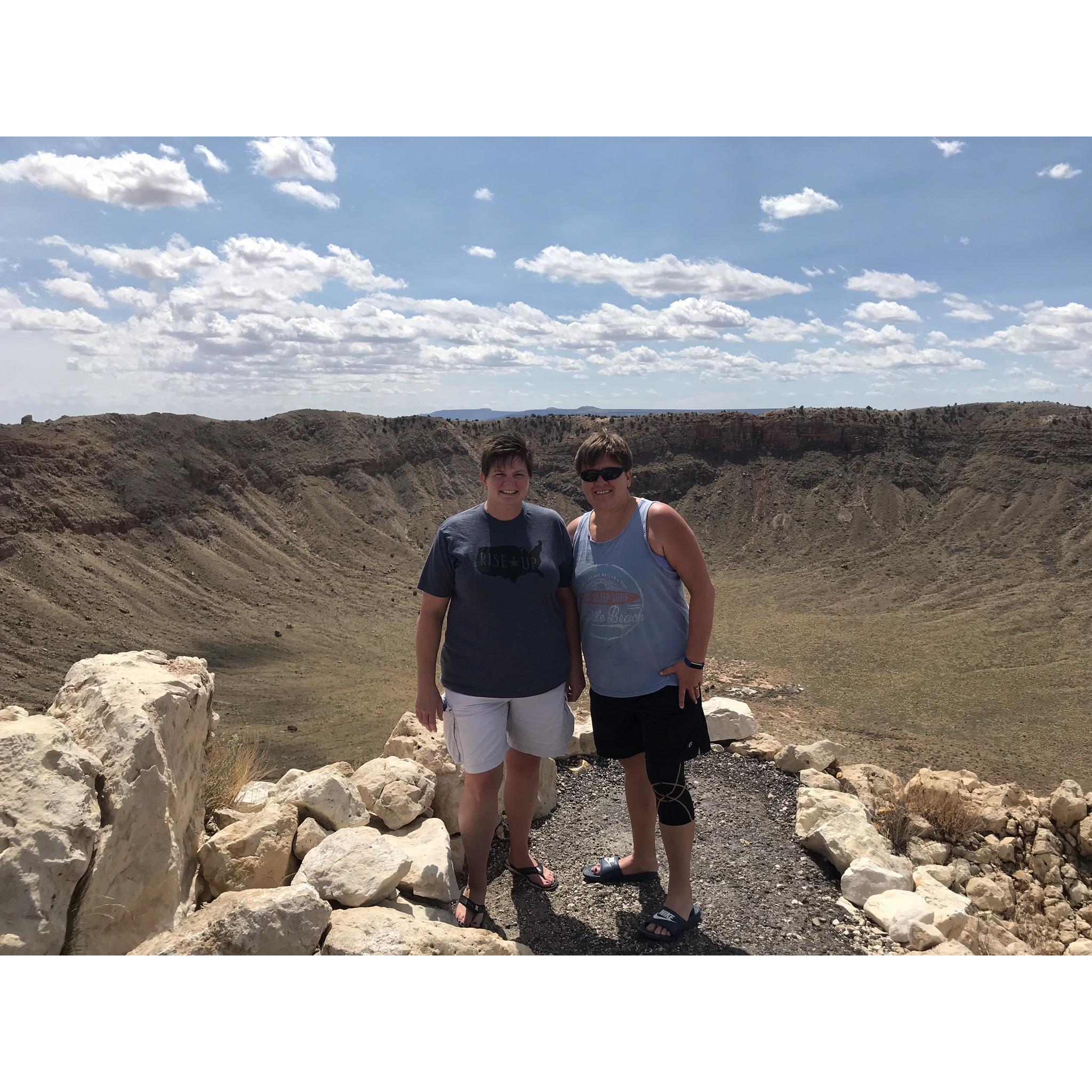 Meteor Crater outside of Winslow, AZ - 2018
