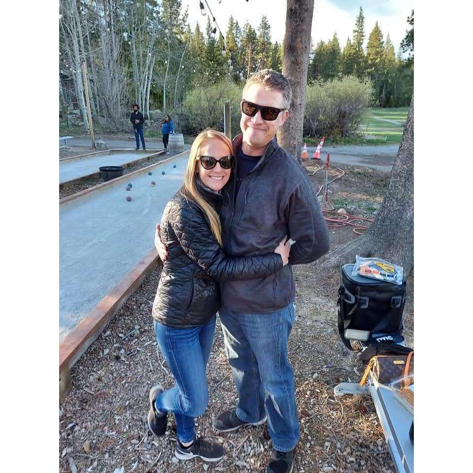 We joined a bocce league in our first summer together