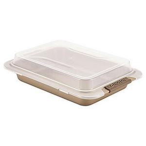 Anolon® Advanced 9-Inch x 13-Inch Covered Cake Pan in Bronze