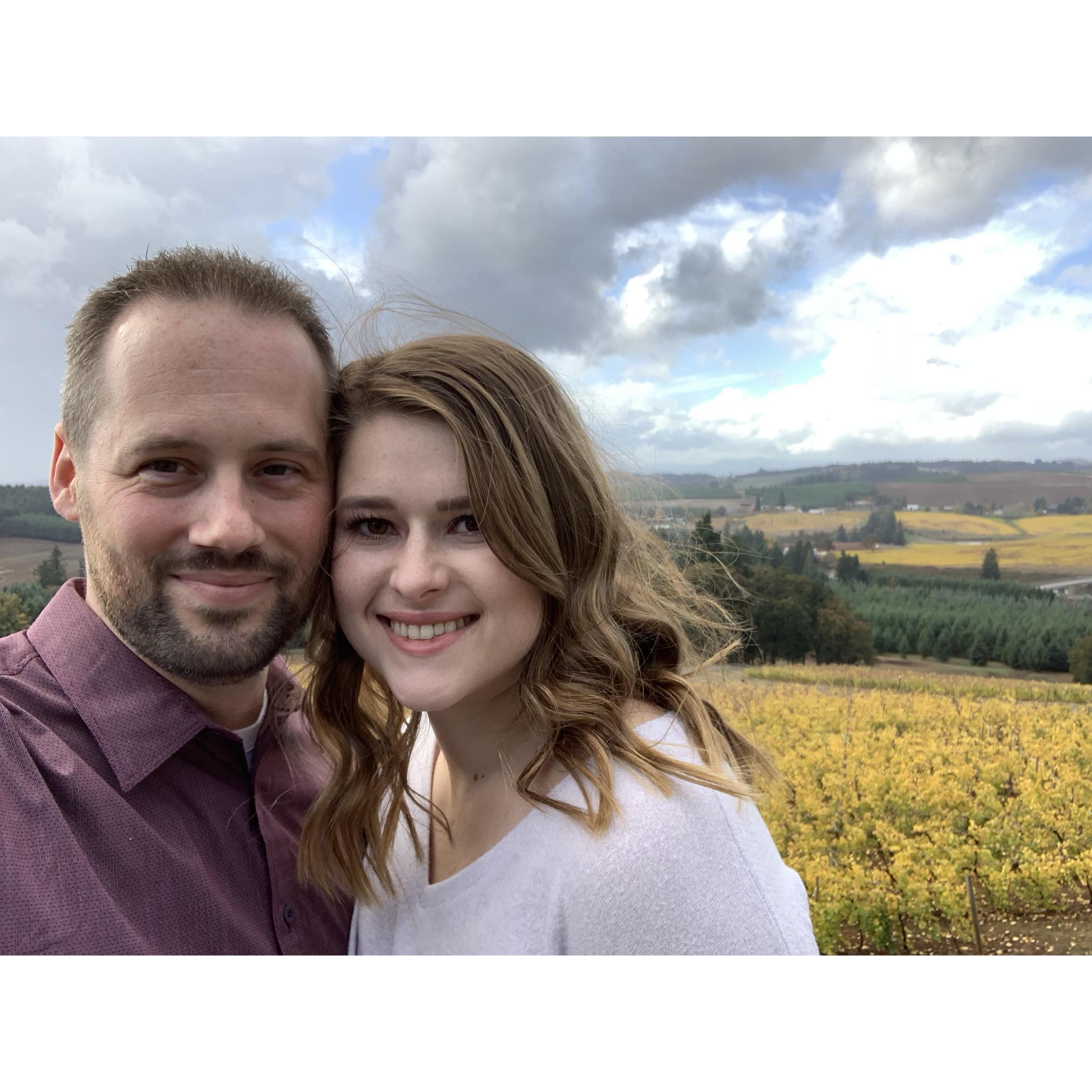 10/28/2018: Our first wine tasting day at Coria and St. Innocent