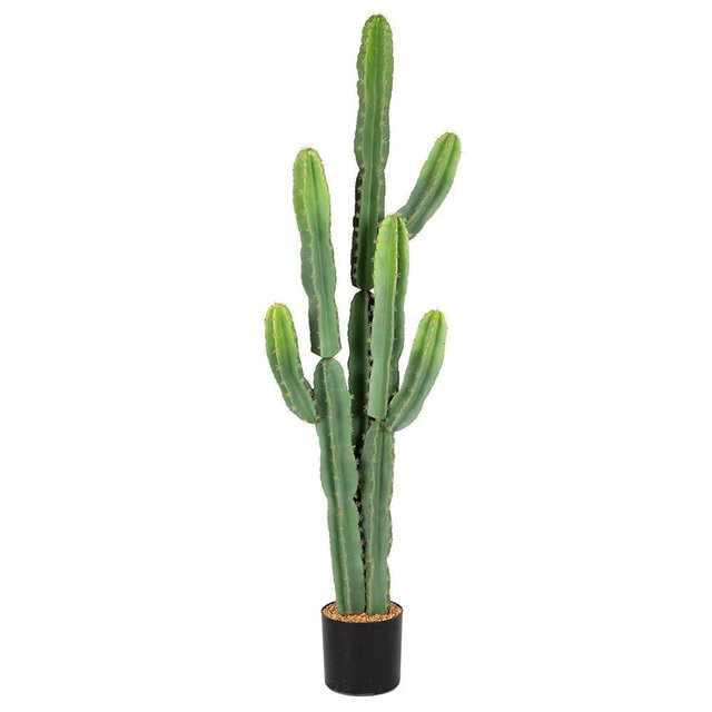 Nafresh UV-Resistant Artificial Fake Cactus Plants 5ft – Large Faux Cowboy Cactus for Indoor & Outdoor Home, Office, or Garden Decor