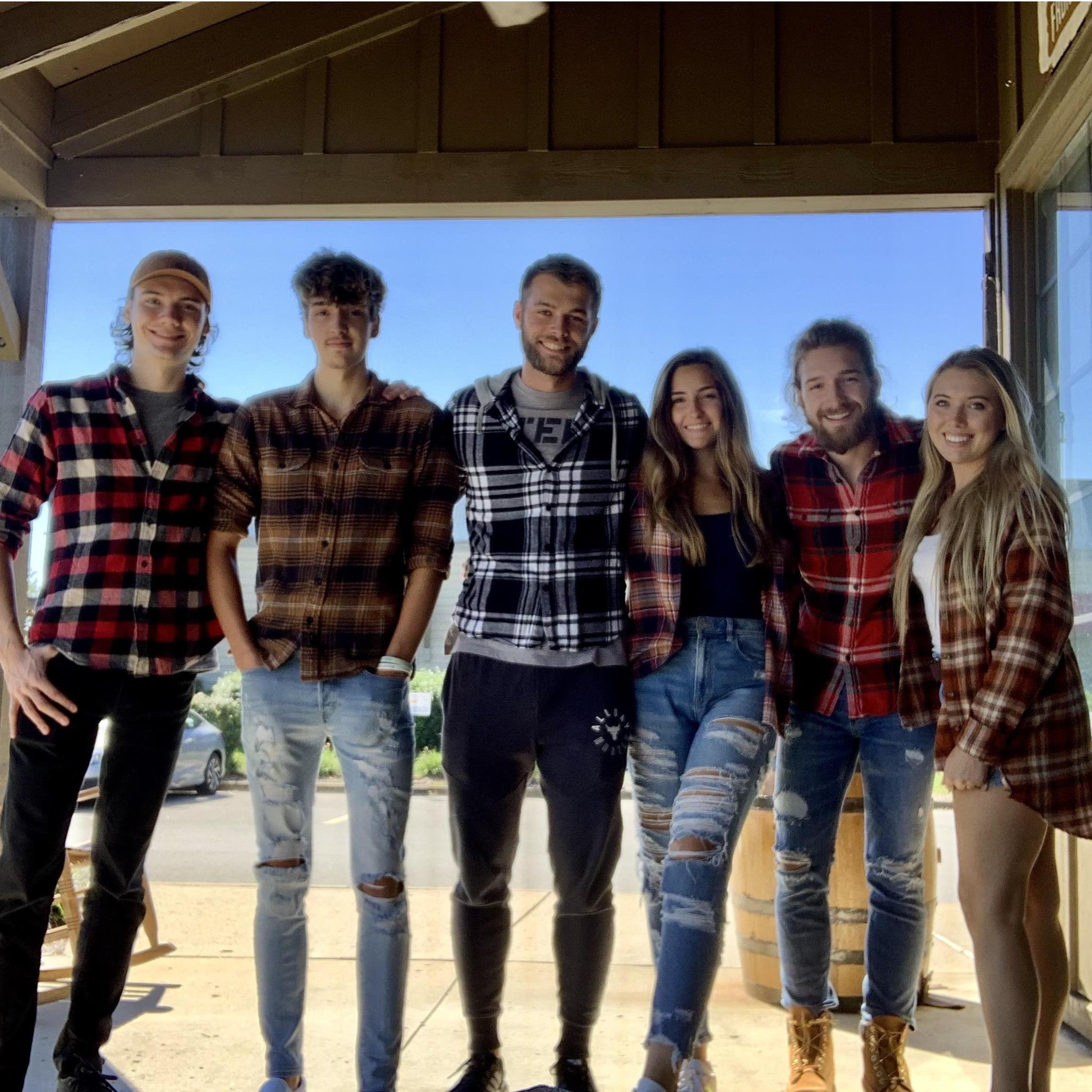 September 24, 2021 - Group outing to Cracker Barrel dressed in flannels.