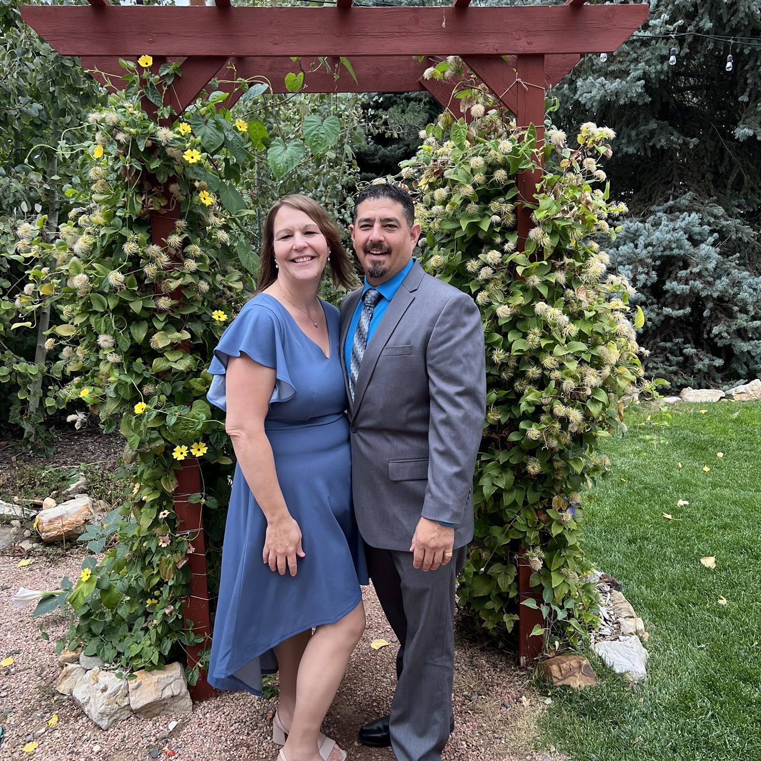 First wedding attended together.