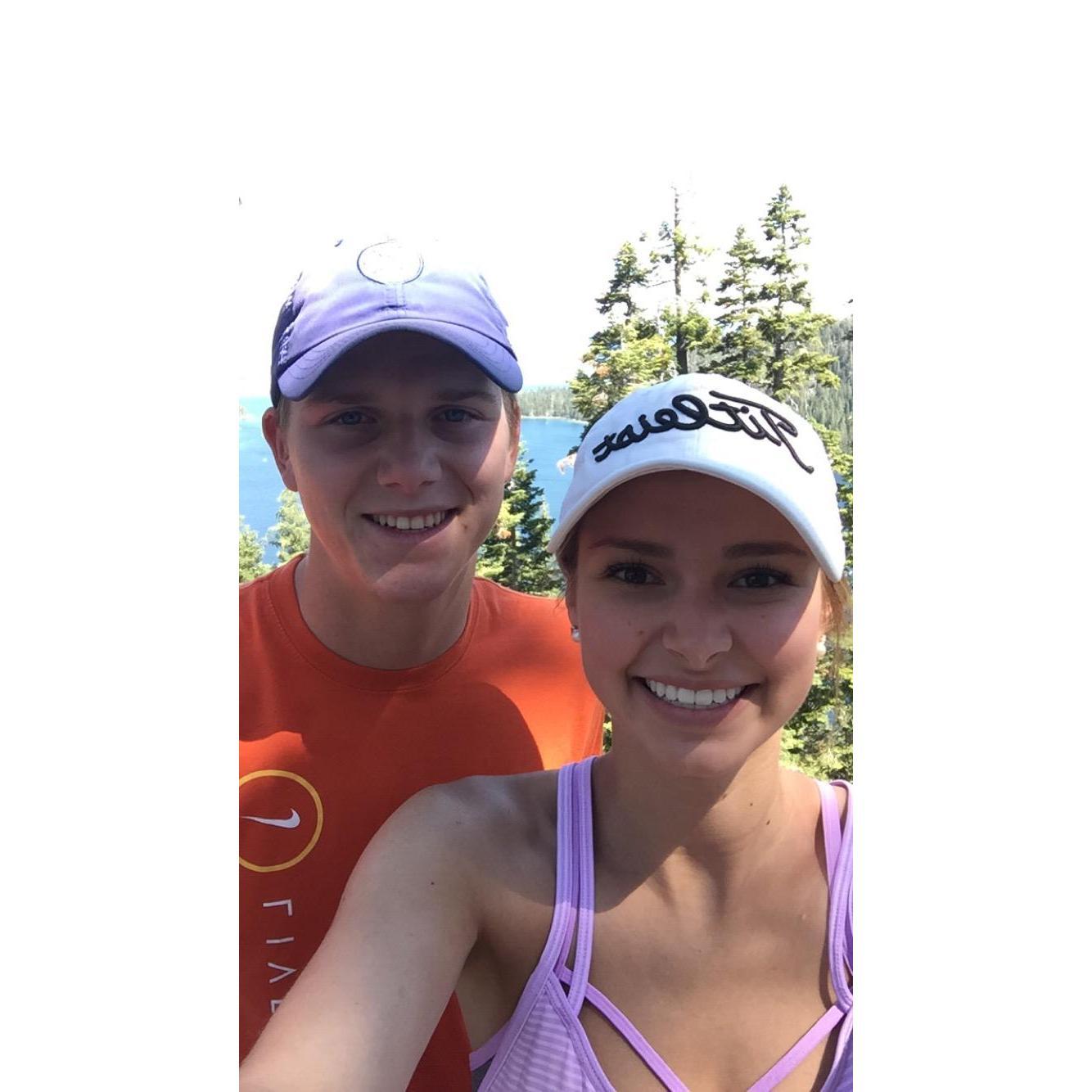Visiting B in Lake Tahoe while he was working at Martis Camp