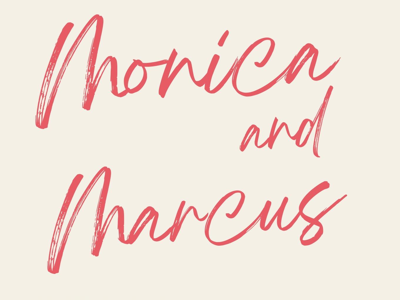 The Wedding Website of Monica Peterson and Marcus New