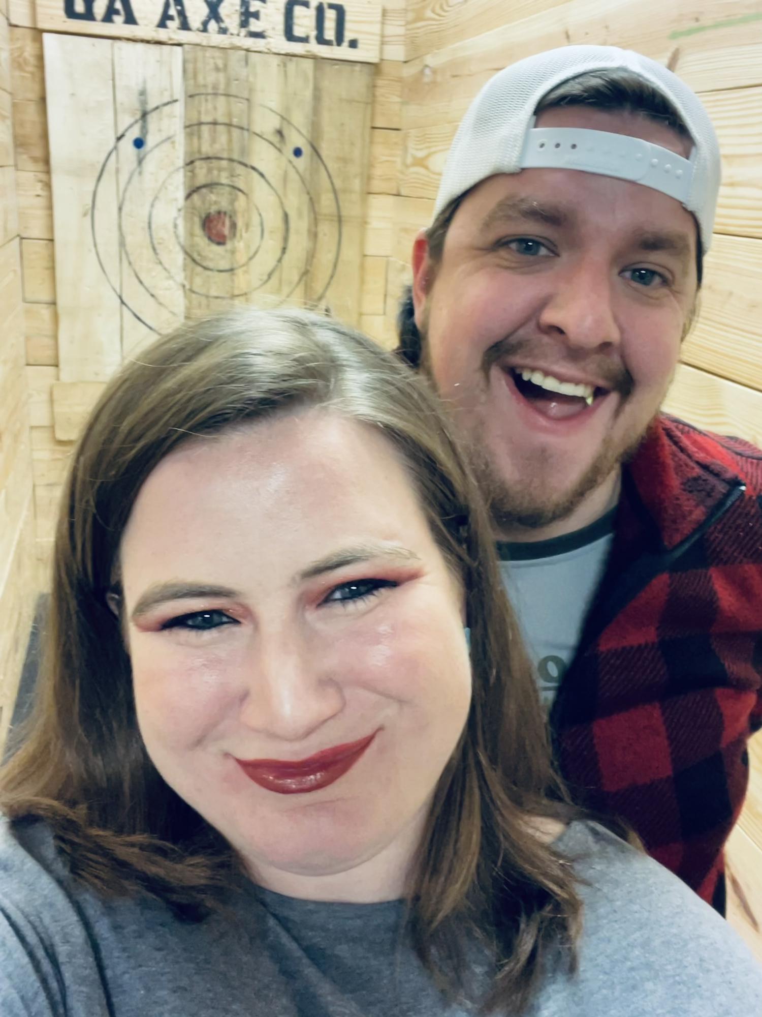 Once I upgraded to a little axe and it stopped bouncing off the board, axe throwing was a ton of fun!