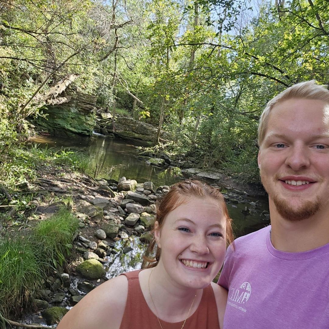 Our first date (park to go hiking)