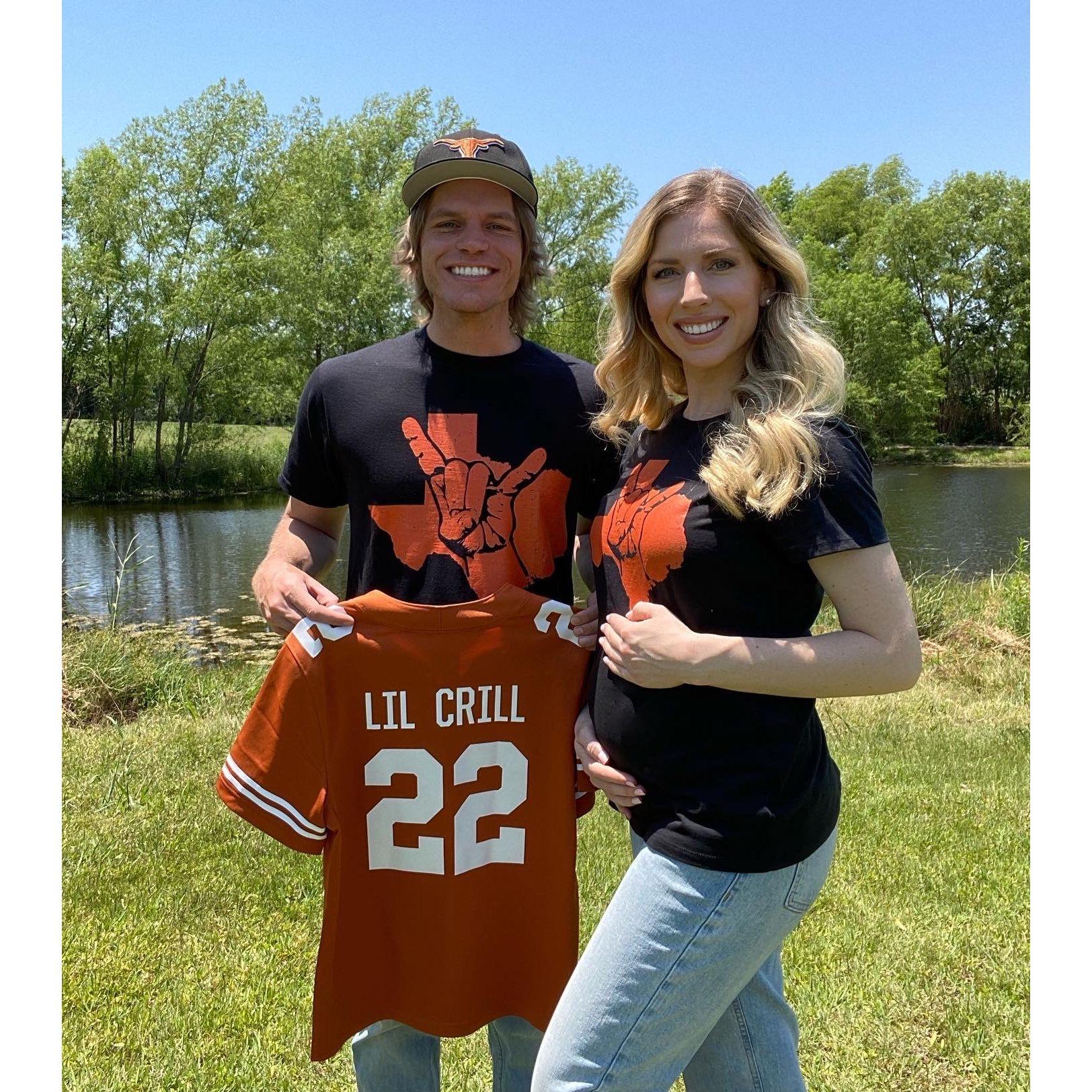 It's a girl! We were finally ready to make the news of our pregnancy public, May 2022.
