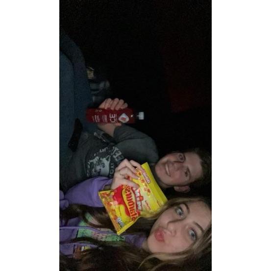 We love sneaking snacks into movie theaters! Movies are our favorite!