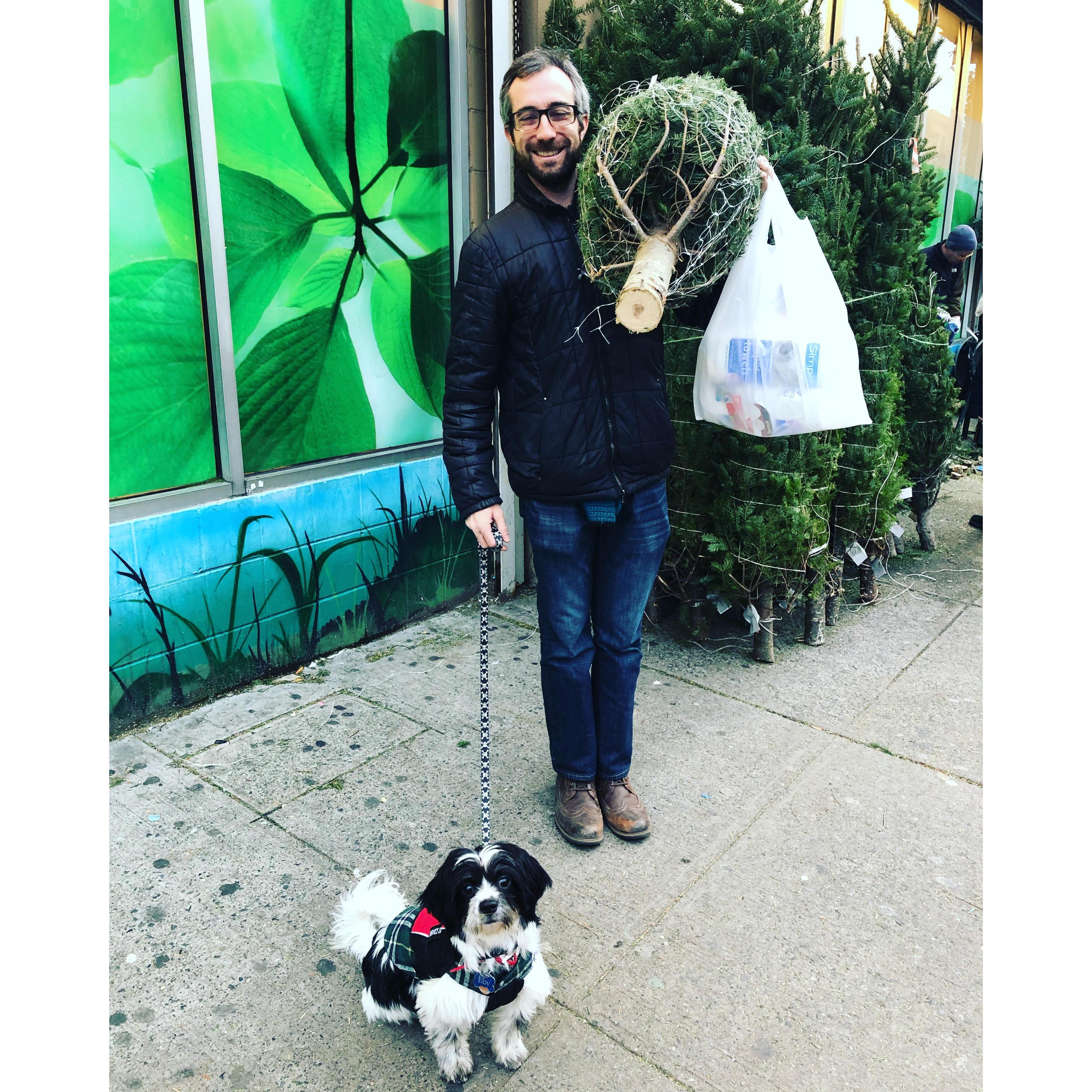 Throwback to when we used to purchase our Christmas Tree from the vendors in front of the Rite Aid in Inwood, NYC.