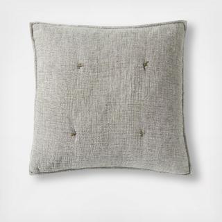 Aire Crinkle Cotton Blend Euro Pillow Sham