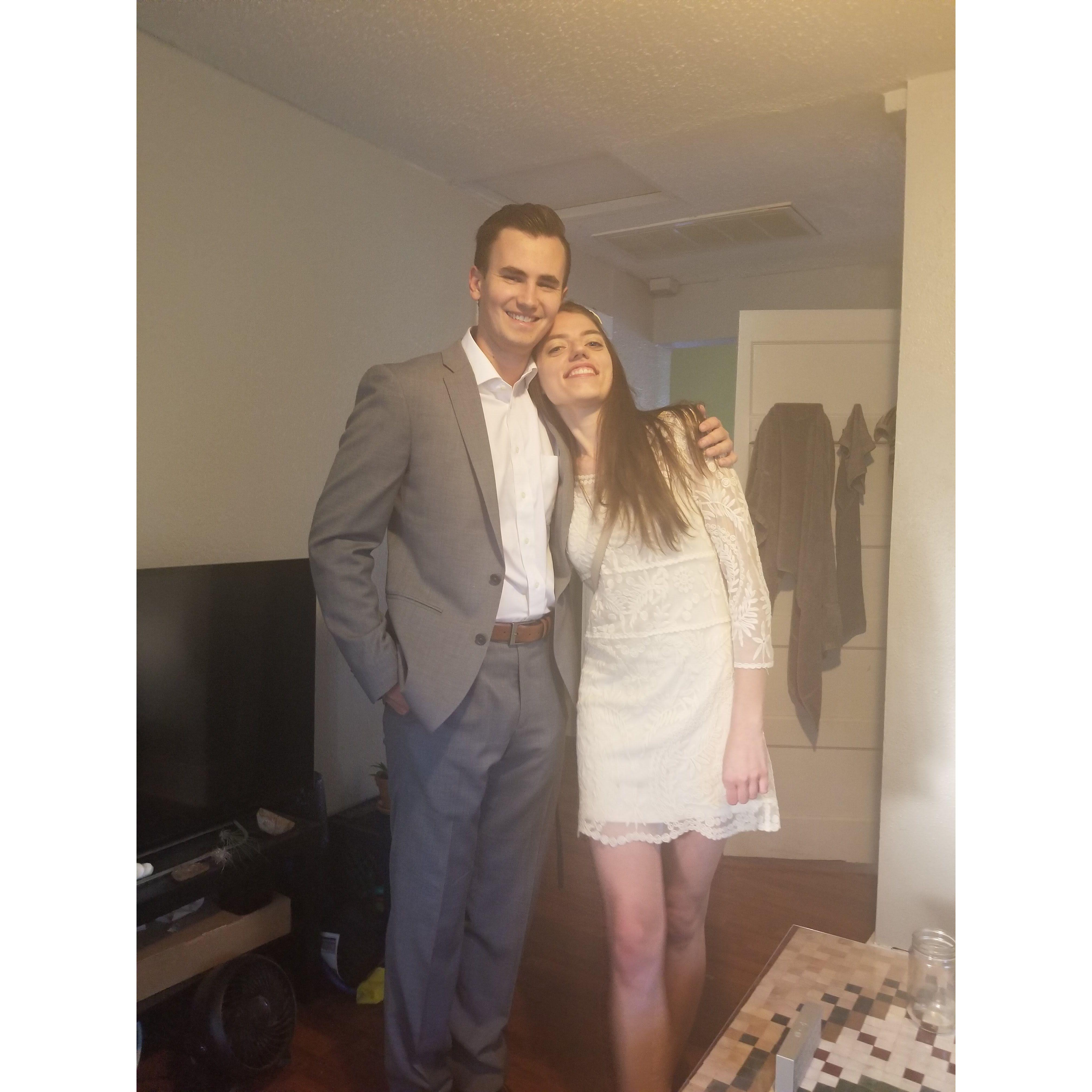 Our first anniversary (2018)