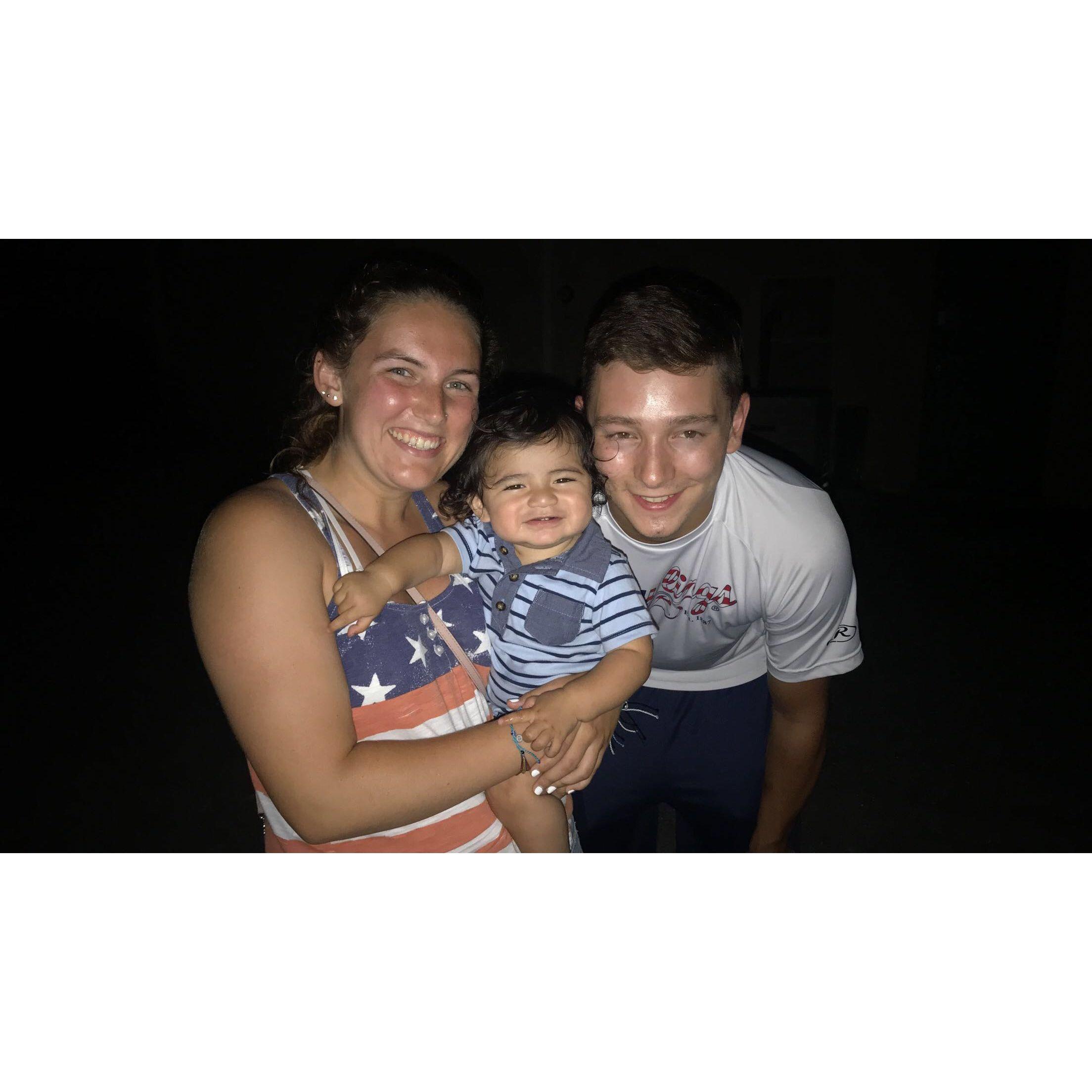 4th of July with Daph's godson Marco