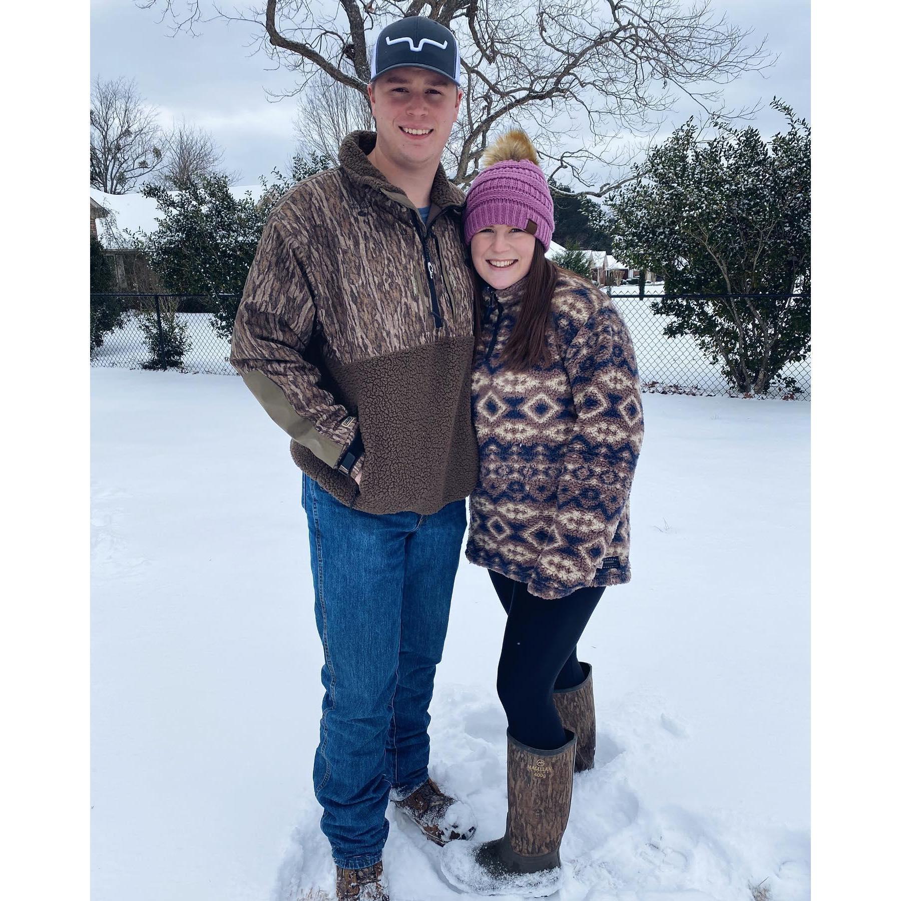 Our first snow day!