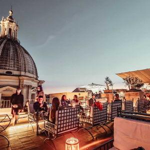 Rooftop Dinner in Rome