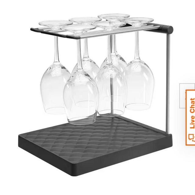 Kohler wine glass drying rack