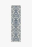 Dark Side Damask Delft Blue Rug