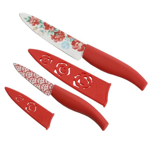The Pioneer Woman Frontier Rose 2-Piece Stainless Steel Cutlery Set