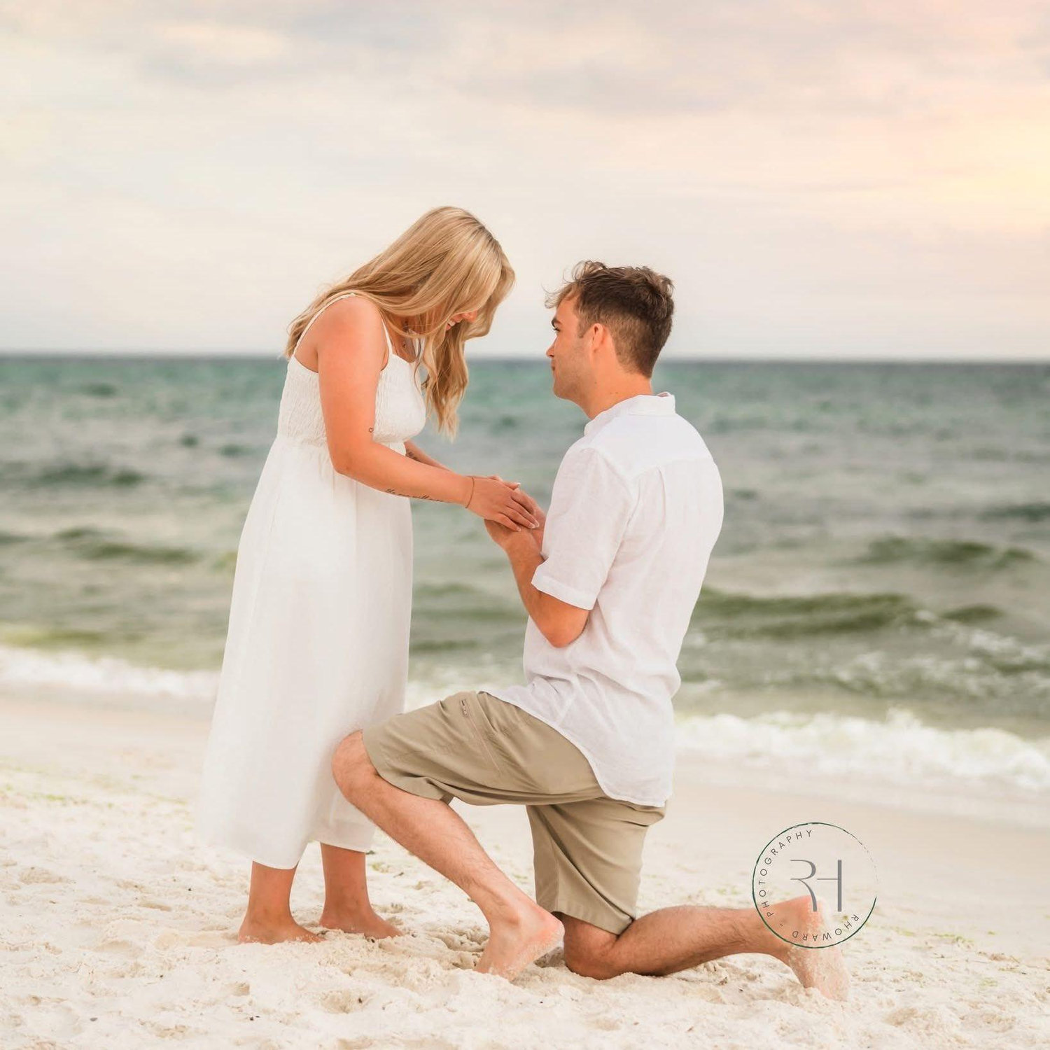 Proposal on the beach in Panama City Beach July 5th, 2025.