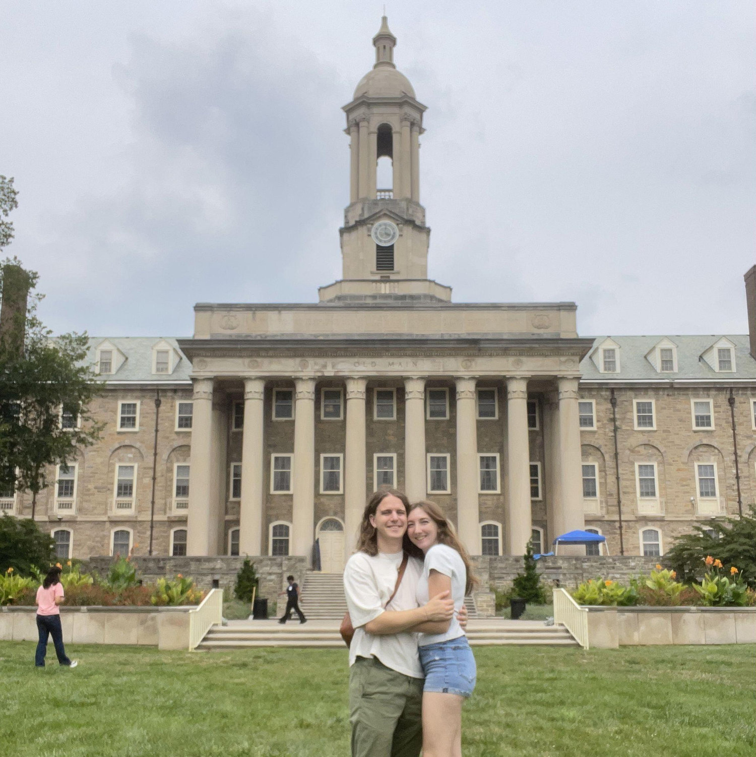 Our first time together at Penn State!