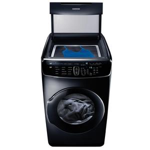 7.5 Total cu. ft. Electric FlexDry Dryer with Steam in Black Stainless Steel