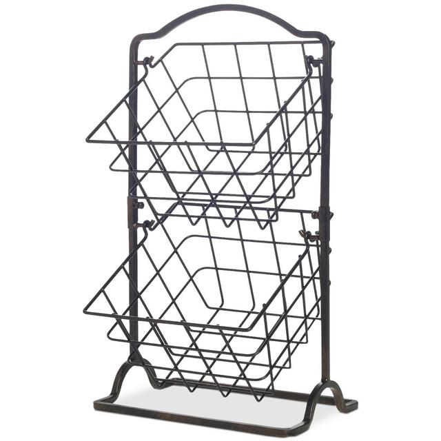 Gourmet Basics By Mikasa General Store 2-Tier Hanging Basket