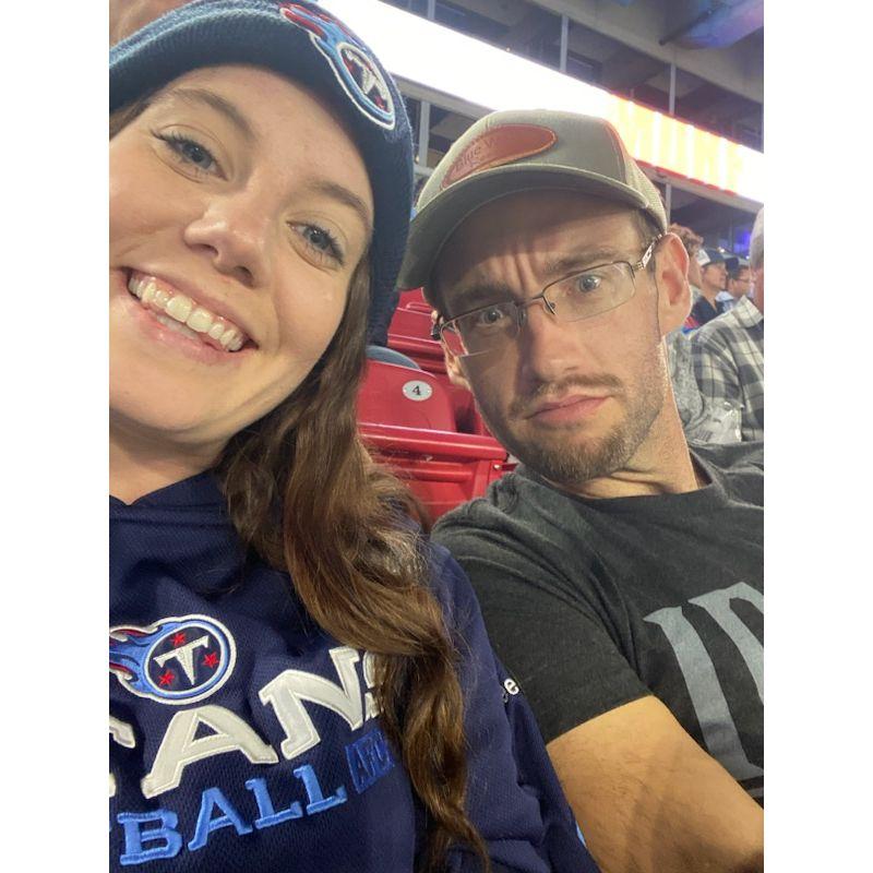 TN Titans vs Buffalo Bills game - one of the best games ever played in that stadium, a great time!