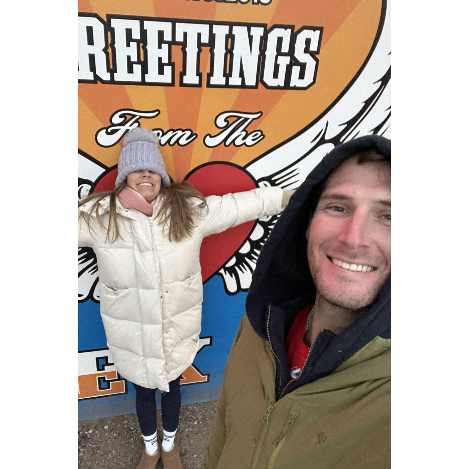 every time we walk up and down congress, we pretend to be tourists and take a photo in front of this sign