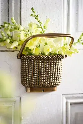 Fillable Basket Door Knocker