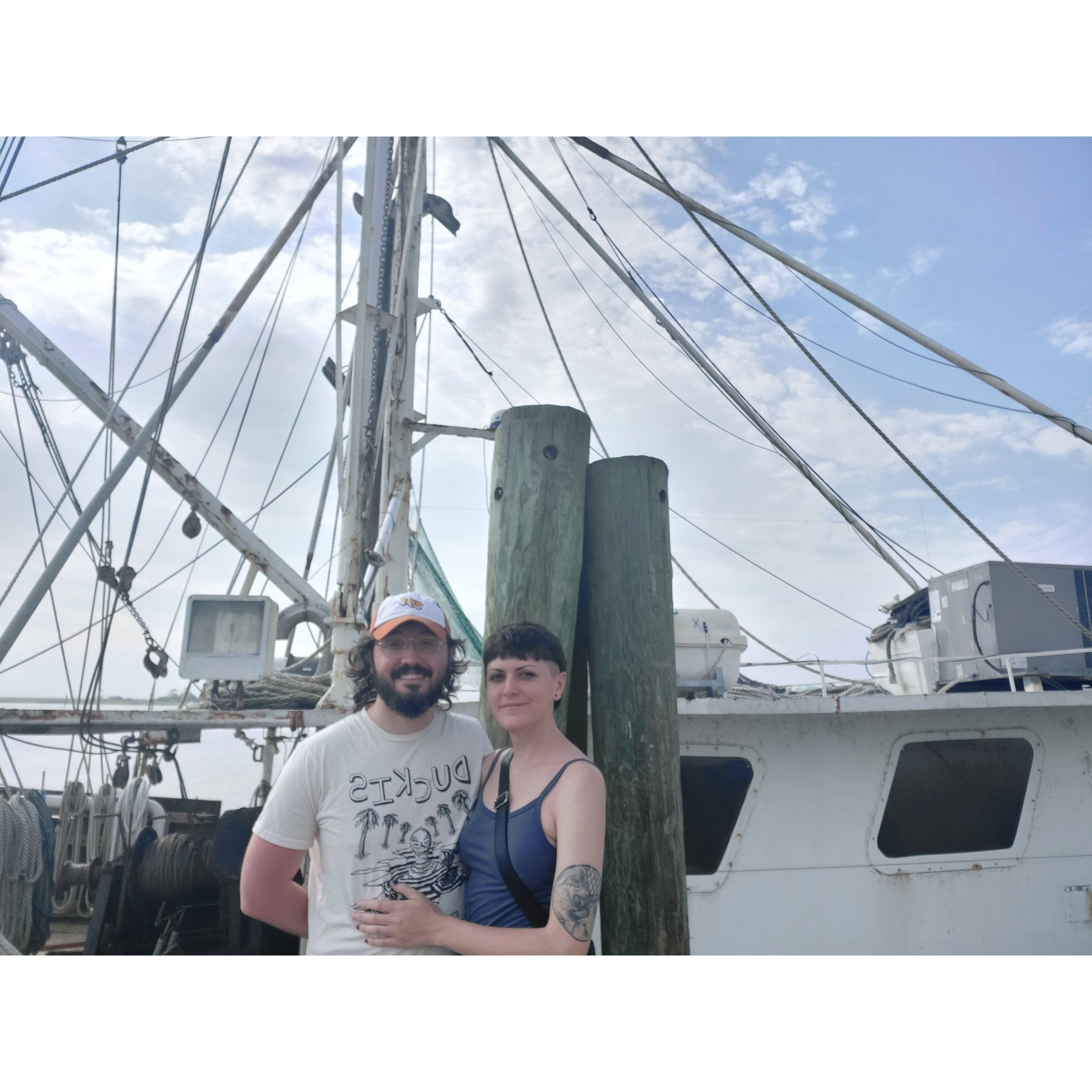 In Apalachicola, one of our favorite places to visit along the panhandle.