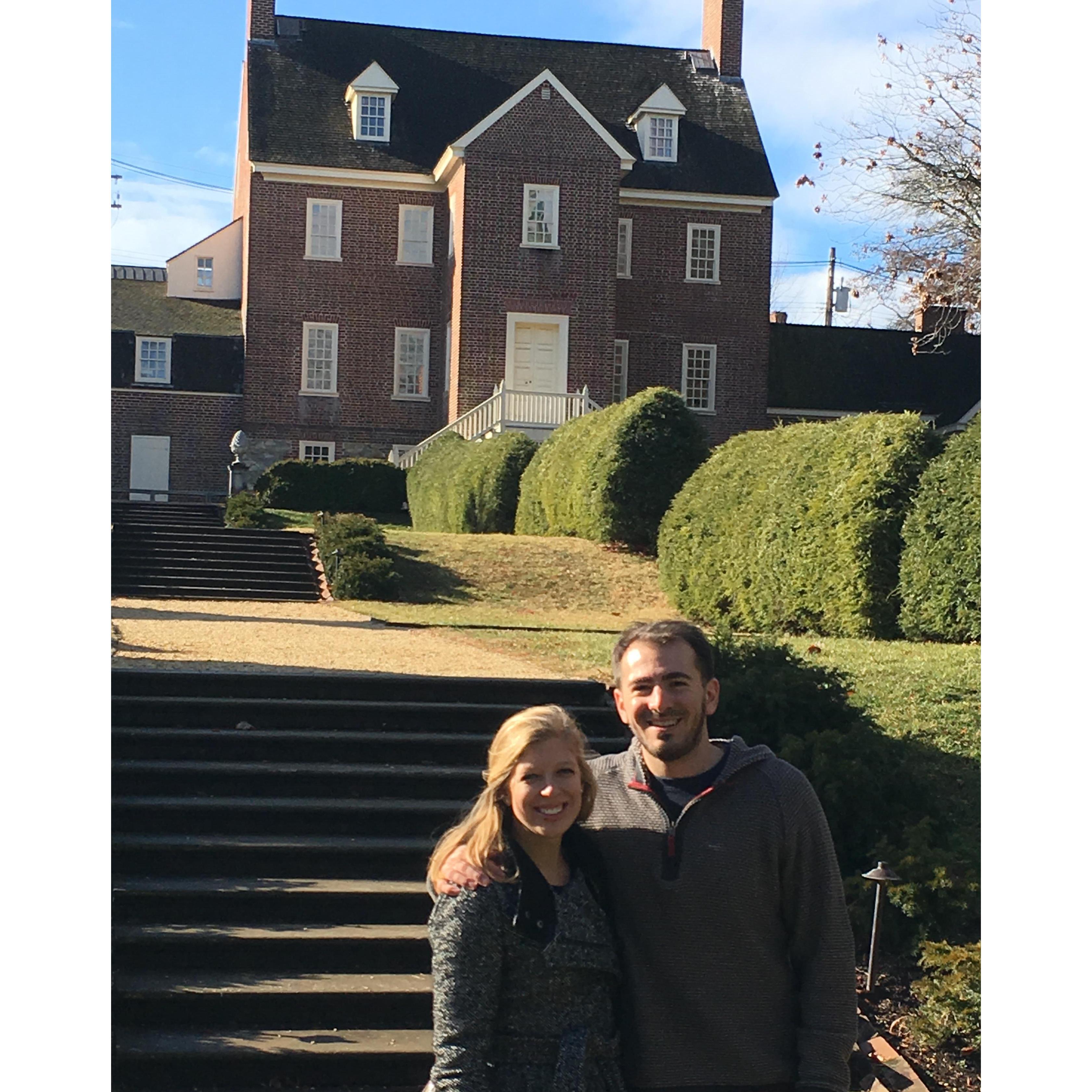 January 13, 2018 - officially booked the Paca House for our reception!