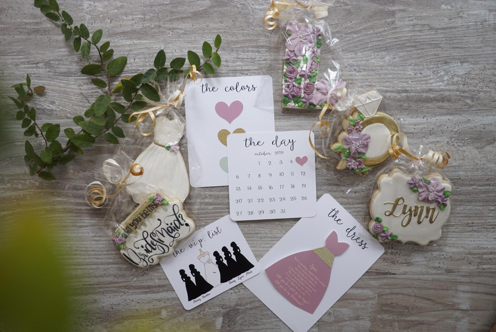 Bridesmaid Proposal Cookies