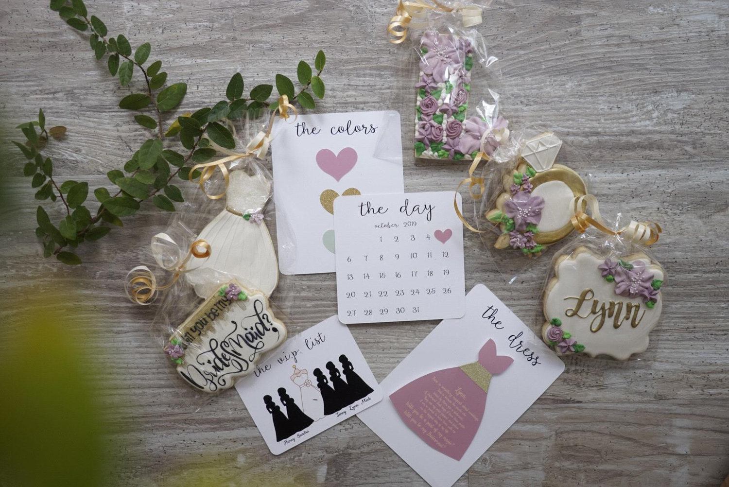 Bridesmaid Proposal Cookies