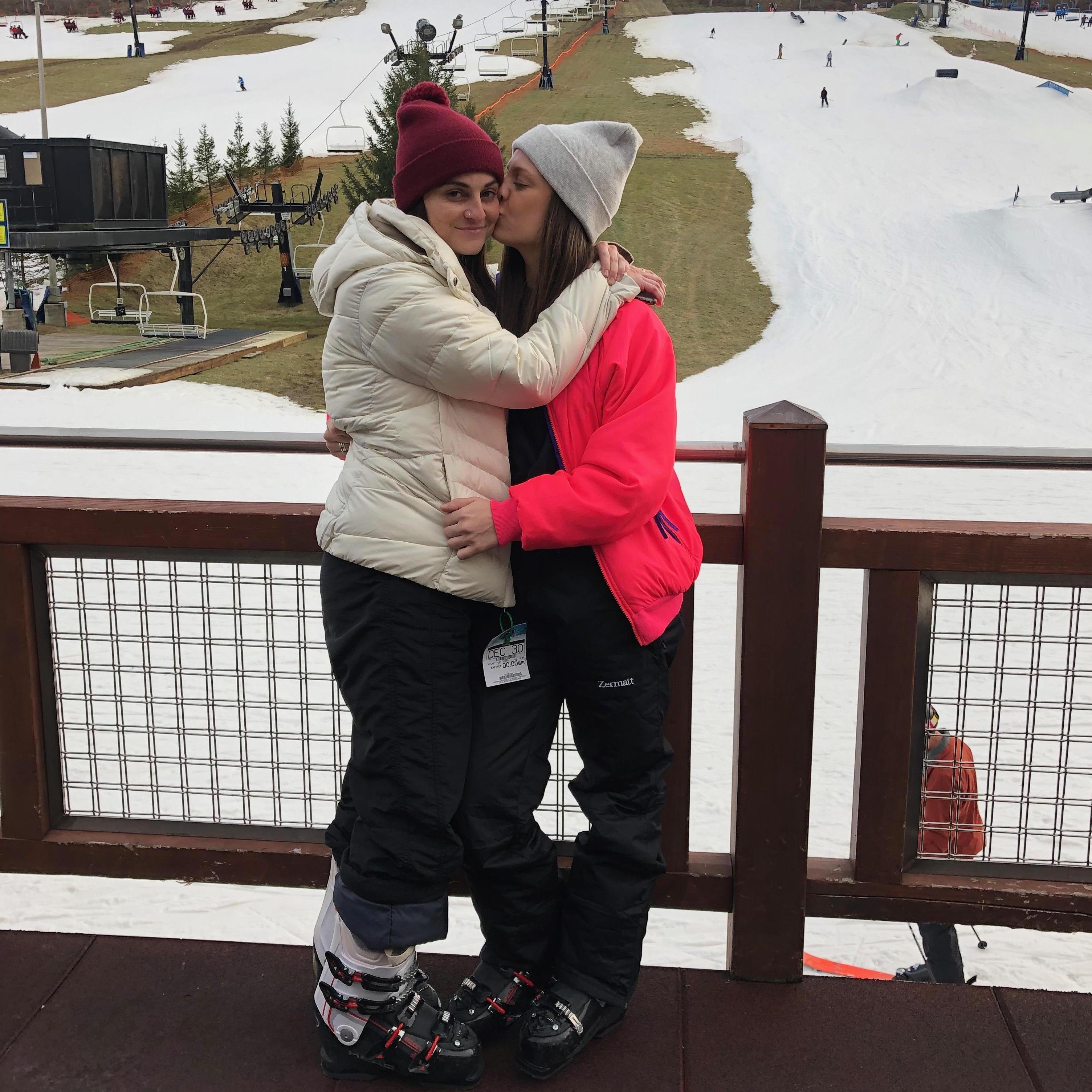 The day we both proposed, Dec. 30, 2018, Perfect North