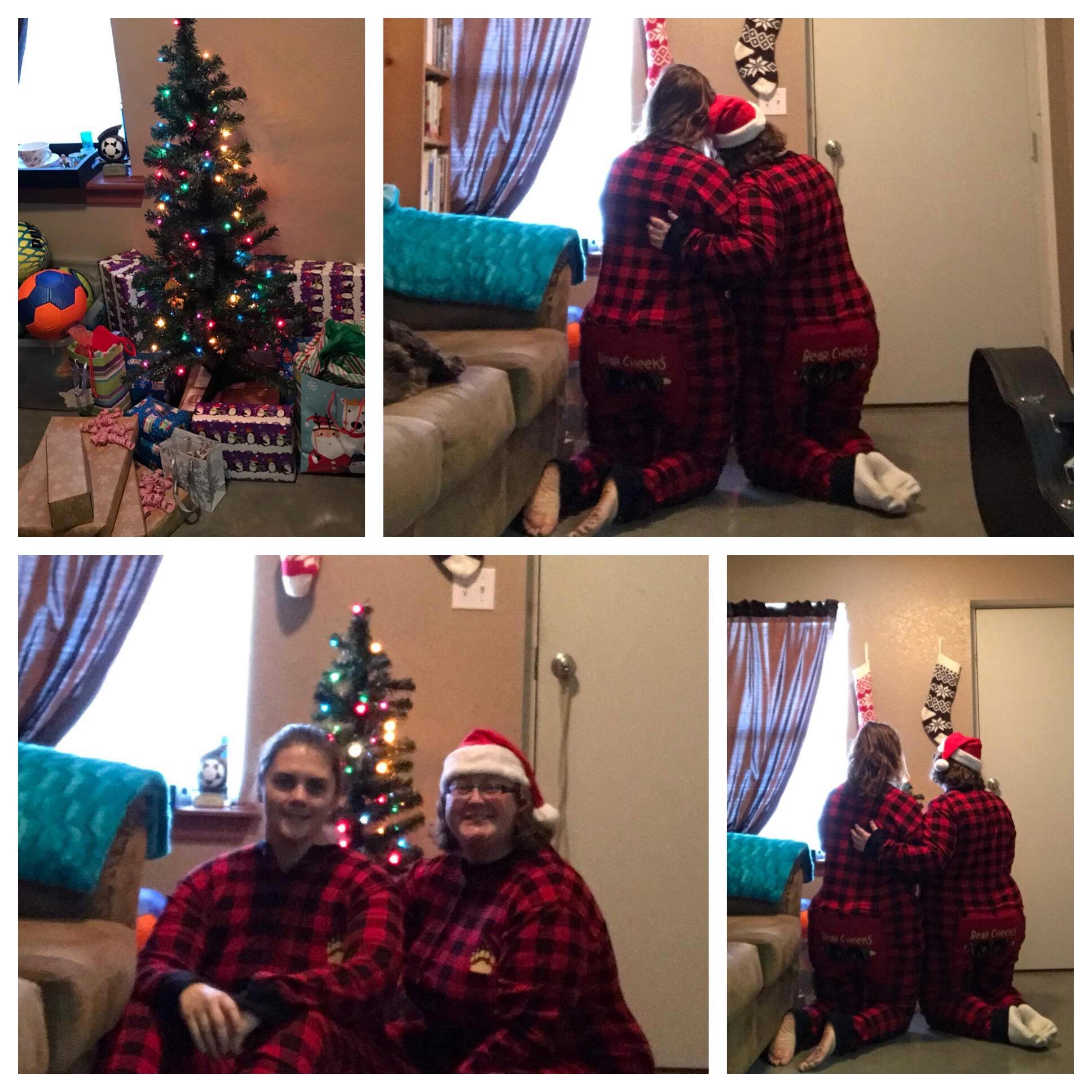 Our first Christmas together . . .