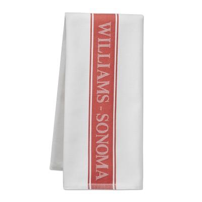 Williams Sonoma Logo Towels, Set of 4, Paprika