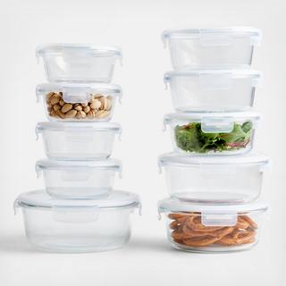 8-Piece Round Glass Storage Set