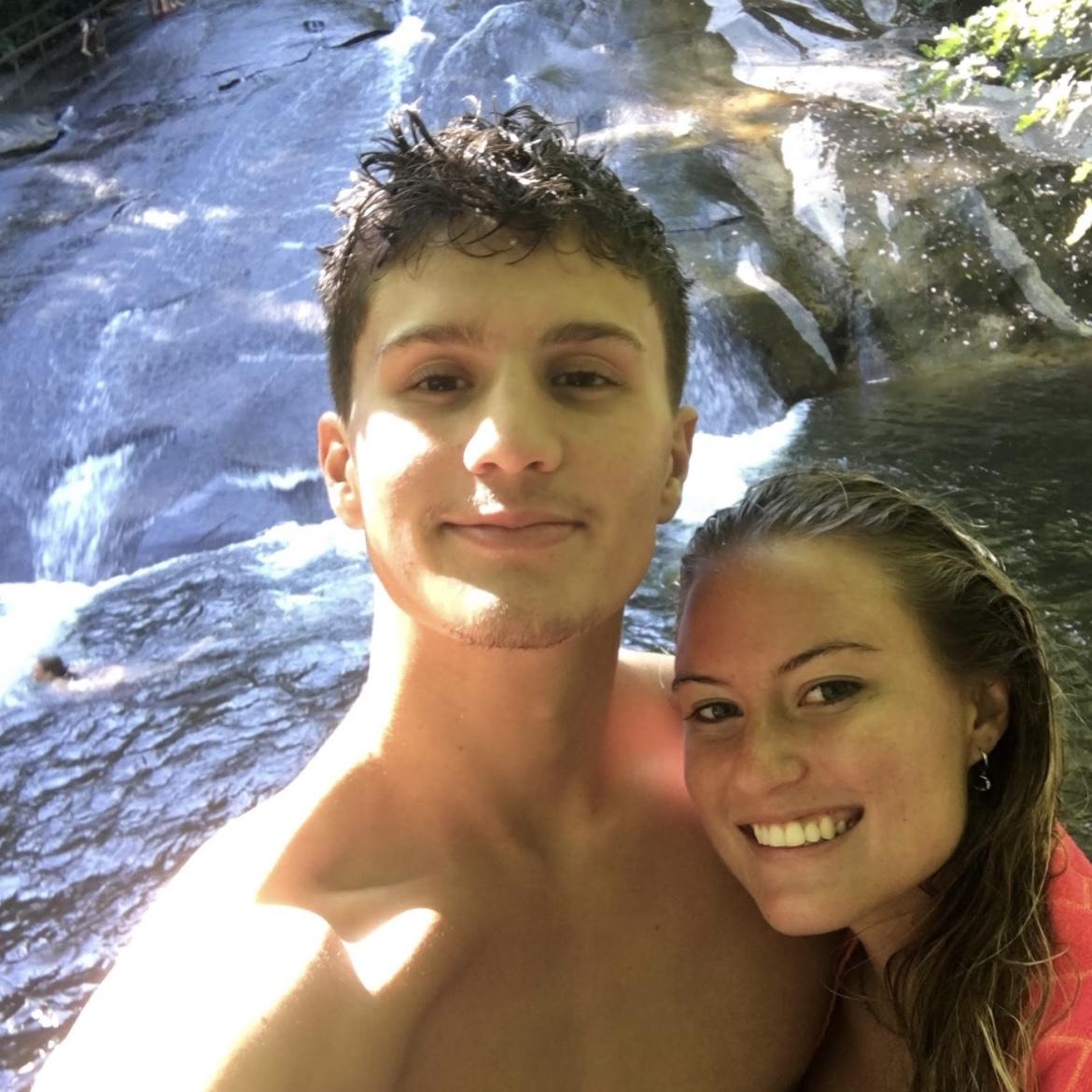 Sliding Rock in Brevard, NC 2019