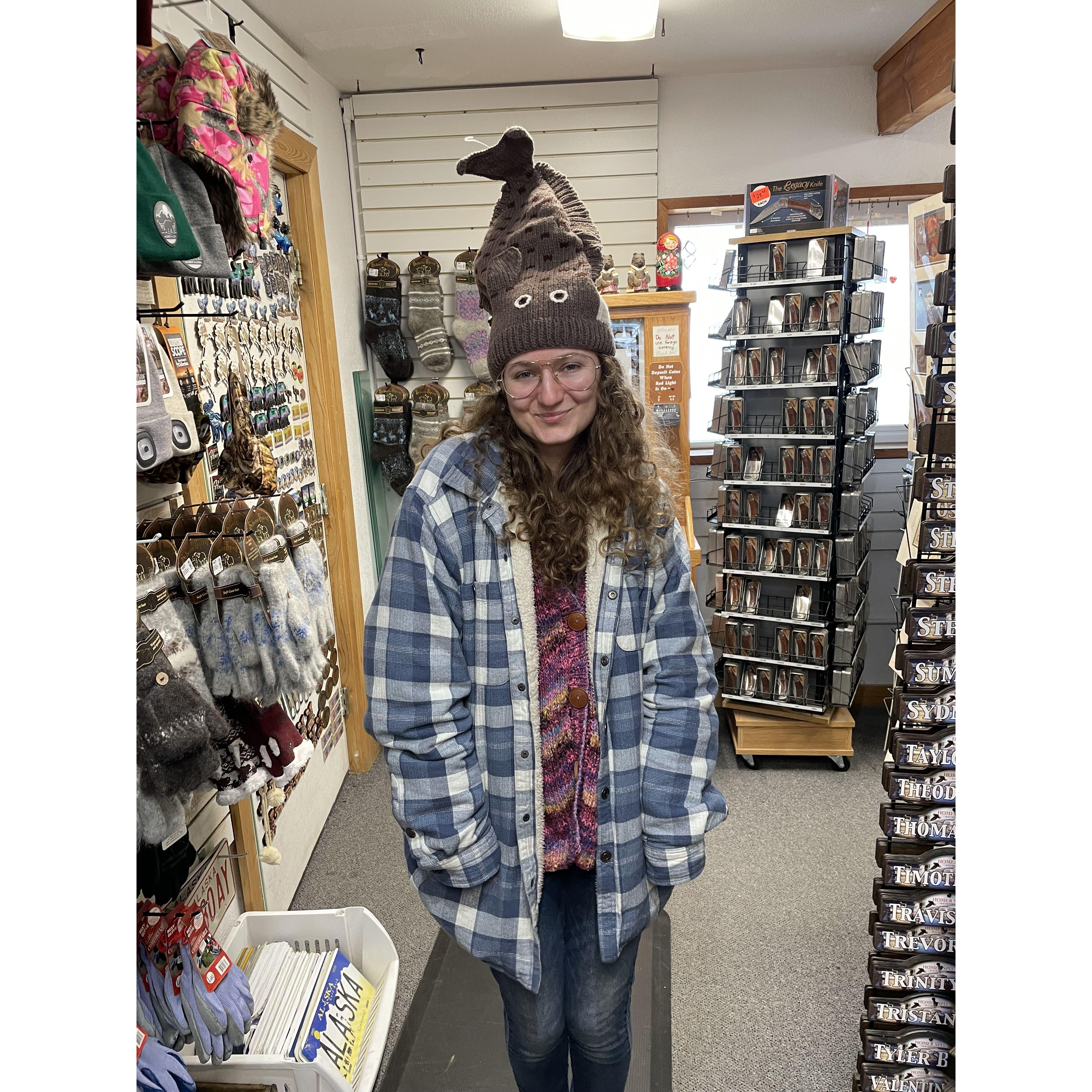 A souvenir shop on the Homer Spit boardwalk