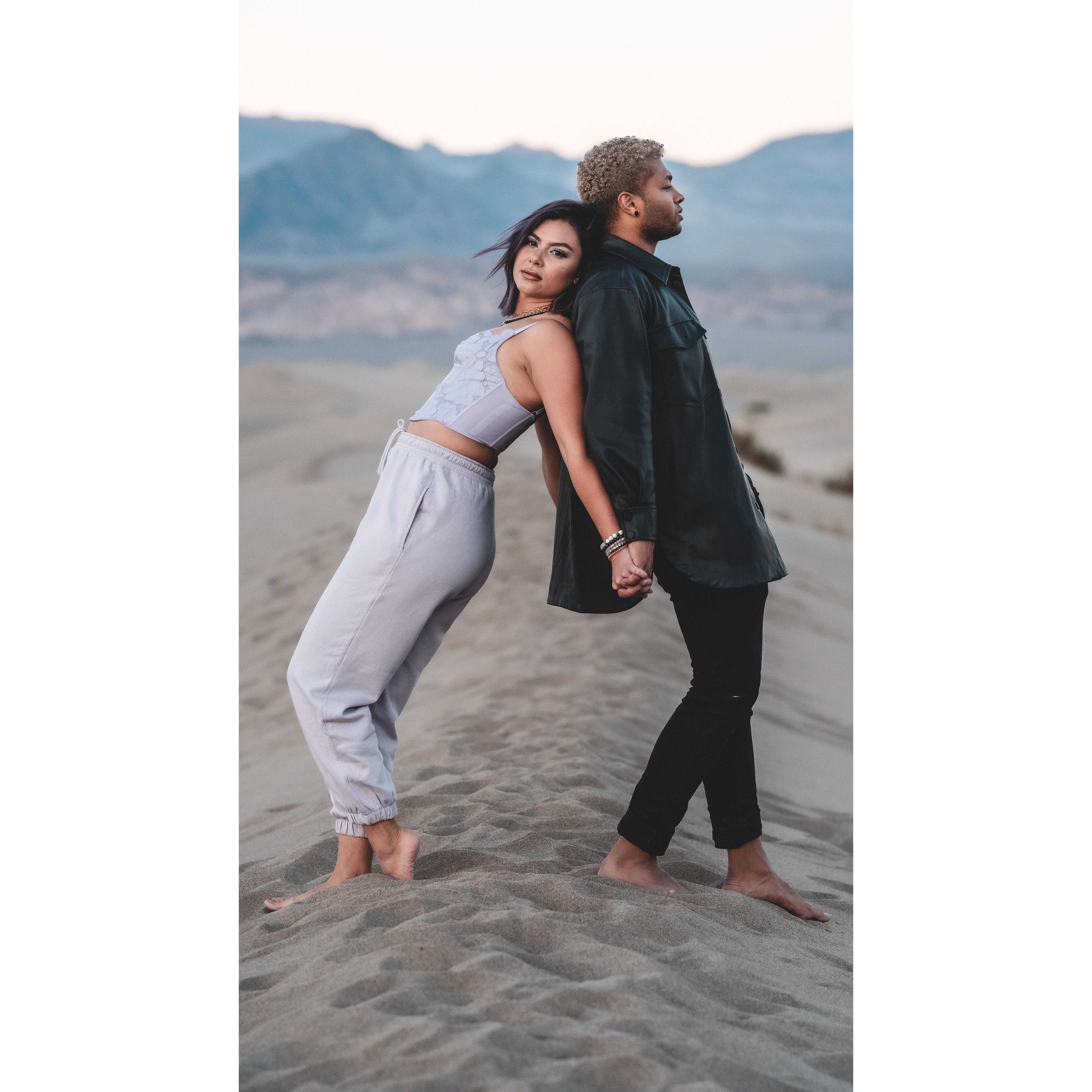 in True LC spirit, a spontaneous desert photoshoot.  Photo Captured By Marcial.