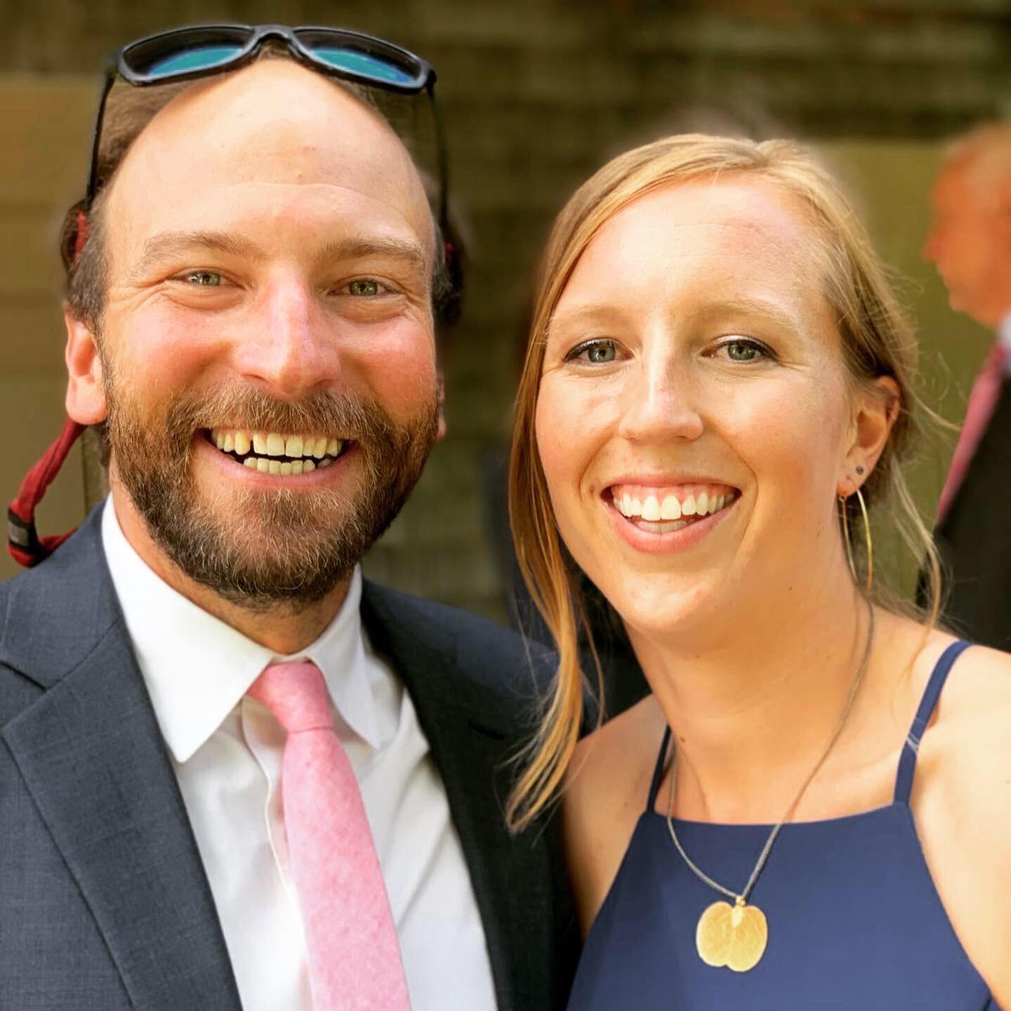 Overjoyed at Katie and Dirk's wedding, August 2019