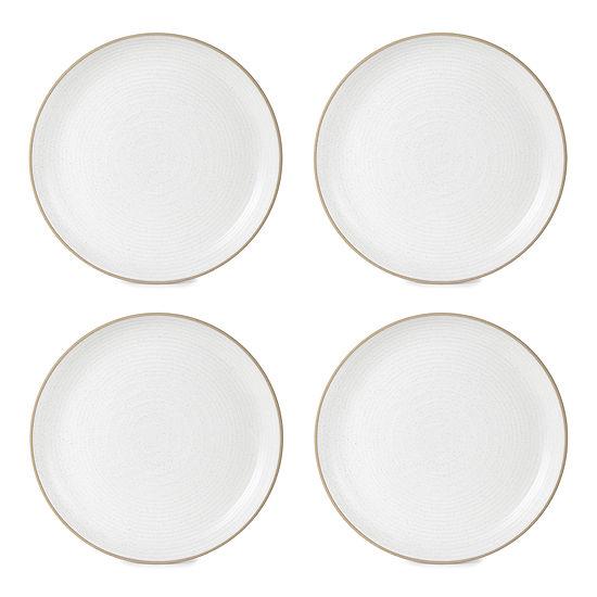 Linden Street Harper Stoneware Dinner Plate- Ivory