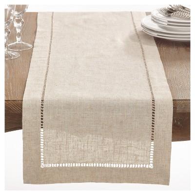 Light Brown Toscana Table Runner 16"x90" - Saro Lifestyle