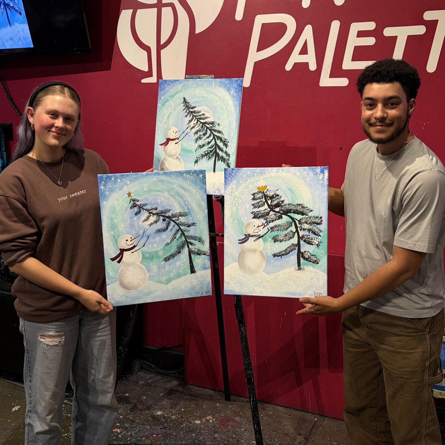 We always love trying new things and painting classes has quickly become one of our favorite date nights