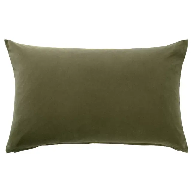 SANELACushion cover, olive-green16x26 "