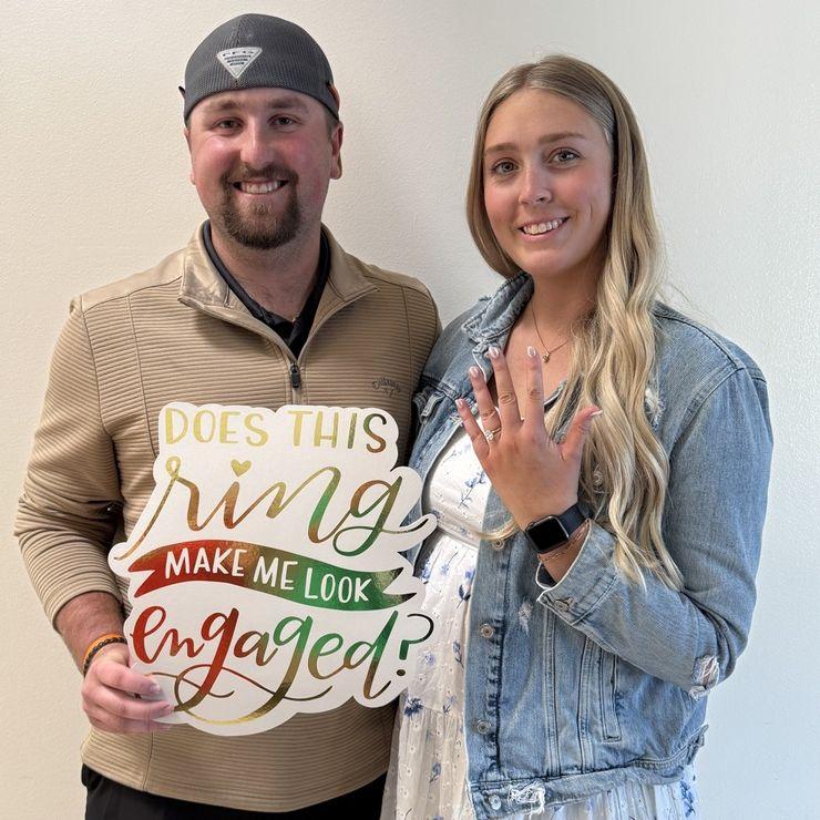 Celebrating our engagement!